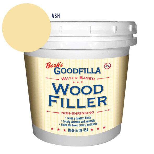 Goodfilla Water Based Wood Filler Ash 64 Oz.