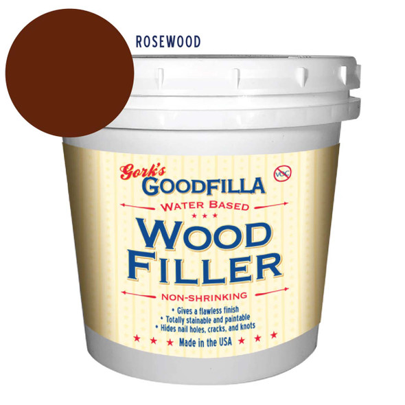 Goodfilla Water-Based Wood Filler Rosewood 64 Oz.