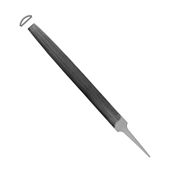 Grobet 10″ Half Round Second Cut File