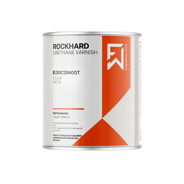Rockhard™ Table Top Urethane Varnish Satin Quart (formerly M60328406)