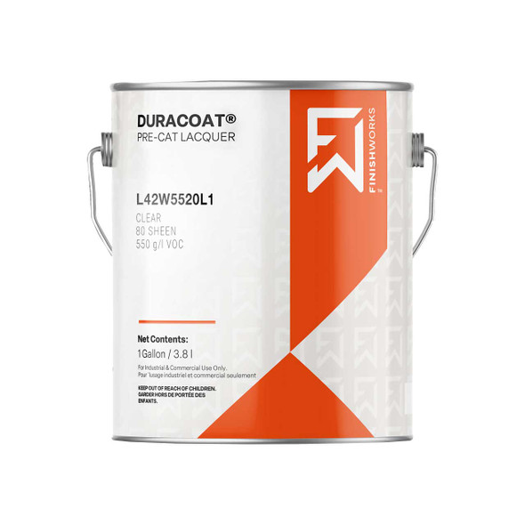 Duracoat Pre-Cat Clear Lacquer 80 Sheen - 550 VOC G (formerly M61024807)