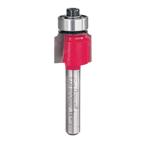 Freud Round Over Bit, 1/16" Radius, 1/2" Carbide Height, 1/4" Shank, 2-3/16" Overall Length