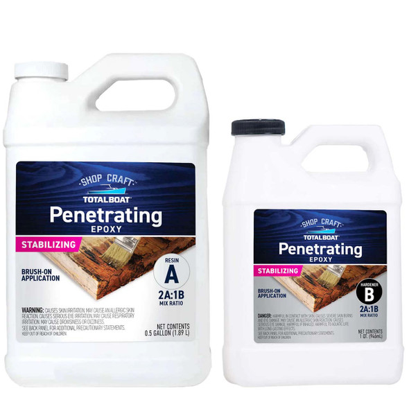 TotalBoat Penetrating Epoxy Sealer Half Gallon Kit