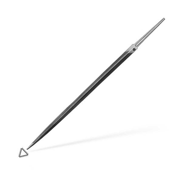 Grobet Saw File 6" X-Slim Taper 9 PPI 9/32" Wide