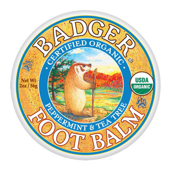 Badger Organic Foot Balm .75 Oz Tin