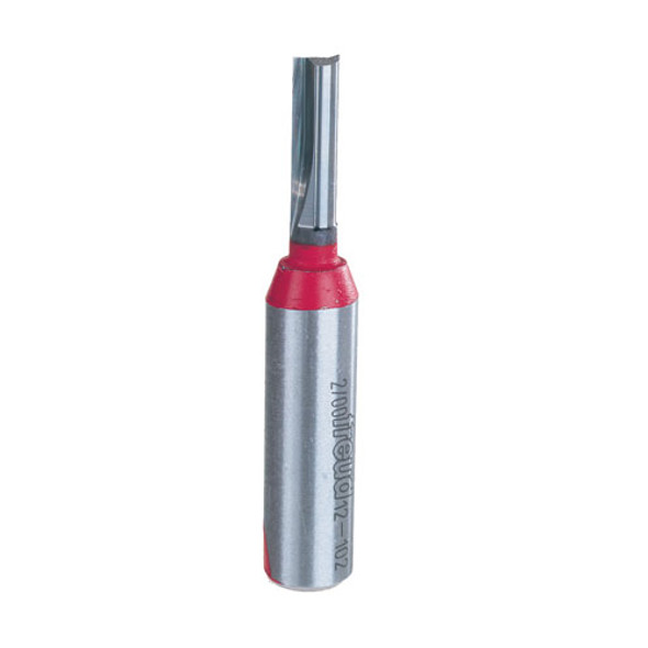 Freud Double Flute, Straight Bit, 1/4" Diameter, 7/8" Carbide Height, 1/2" Shank