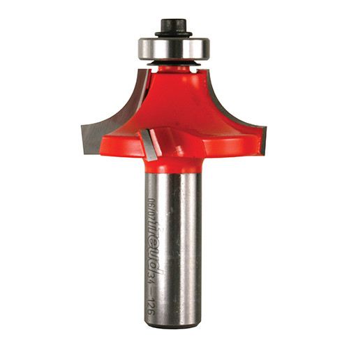 Freud Round Over Bit, 1/2" Radius, 3/4" Carbide Height, 1/2" Shank, 2-3/4" Overall Length