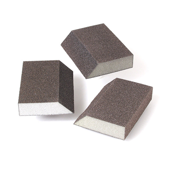 Klingspor Abrasives Aluminum Oxide Angled Sanding Pads, 120 Grit, 10PK