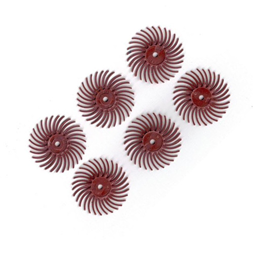 3/4" Radial Bristle Discs 220 Grit  6pk