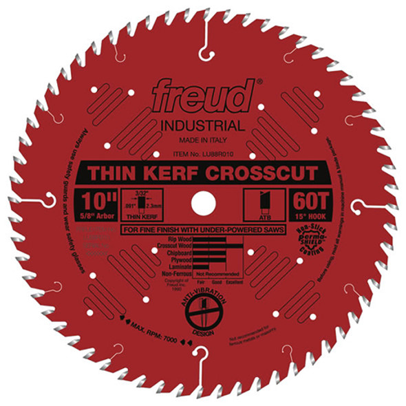 Freud Thin Kerf Crosscut LU88R010 Freud Thin Kerf Crosscut LU88R010