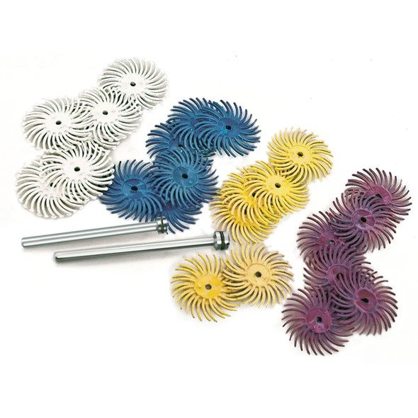 3/4" Radial Bristle Disc Kit 10pc