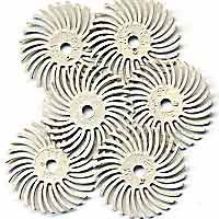 1" Radial Bristle Discs 120 Grit 6pk