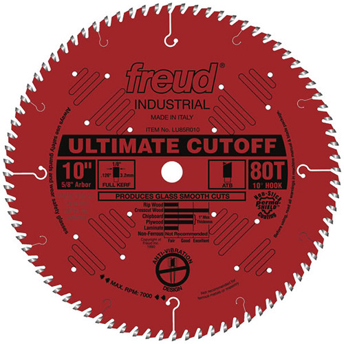Freud Ultimate Cut-Off Blade 10x80T ATB