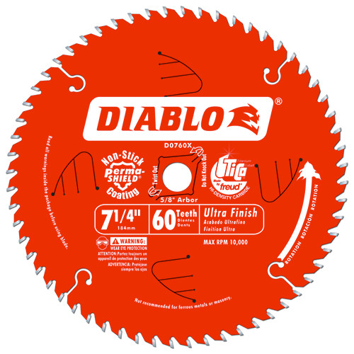 Diablo 7-1/4 Saw Blade D0760A