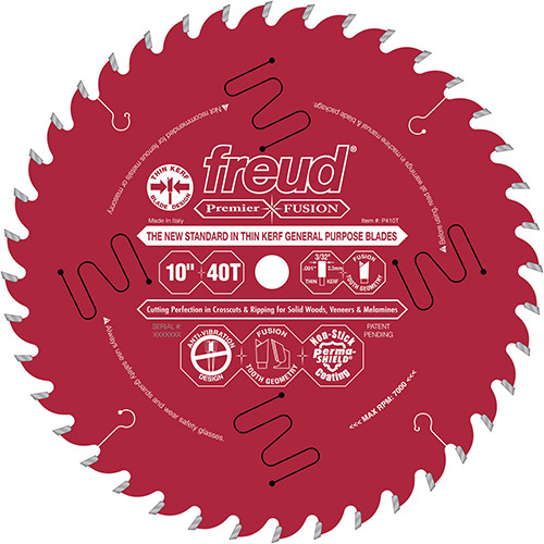 Freud 10X40 Thin Kerf Premium Fusion