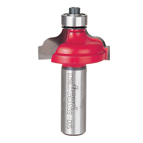 Freud Classical Roman Ogee Router Bit, 3/16" Large Radius, 9/16" Carbide Height 1-3/8" Overall Diameter, 1/2" Shank