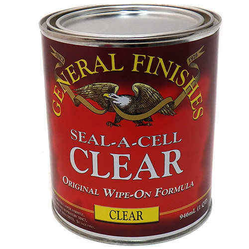 General Finishes Seal-A-Cell Clear Oil Wipe-On Sealer, Quart