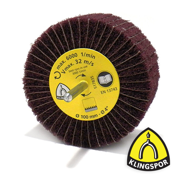Finish Flapwheel 150 Grit 4 X 1-3/4X 1/4
