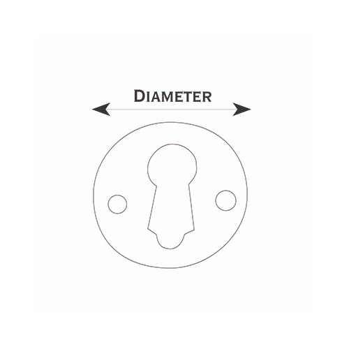 Round Key Escutcheon Light Antique