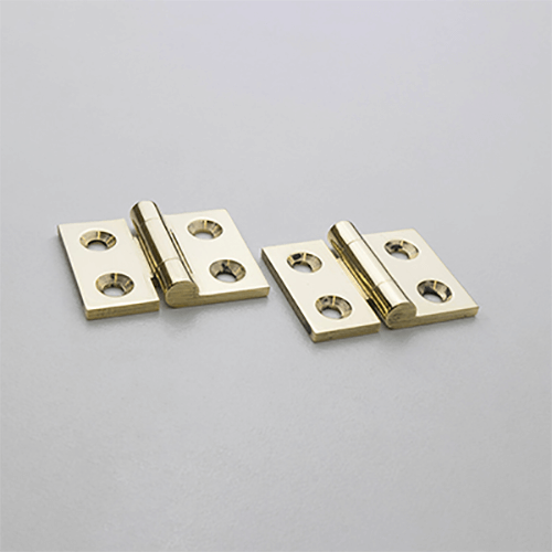 Box Hinge Bright Brass