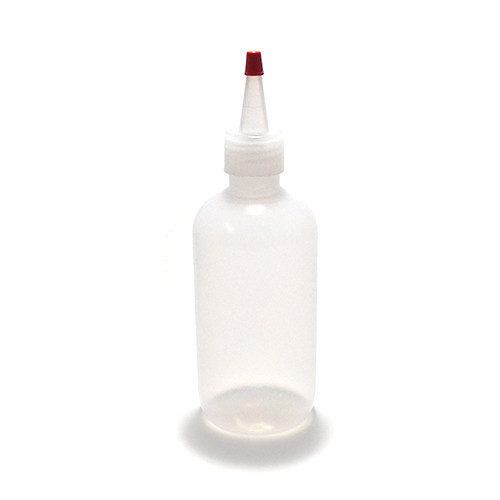 Boston Round Glue Bottle With Cap  8 oz