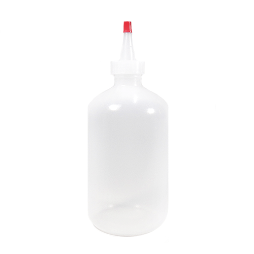 Boston Round Glue Bottle With Cap  16 oz