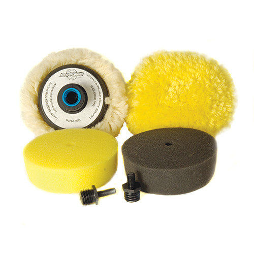 3" Buff N' Shine Kit, Hook & Loop Adapter Pad