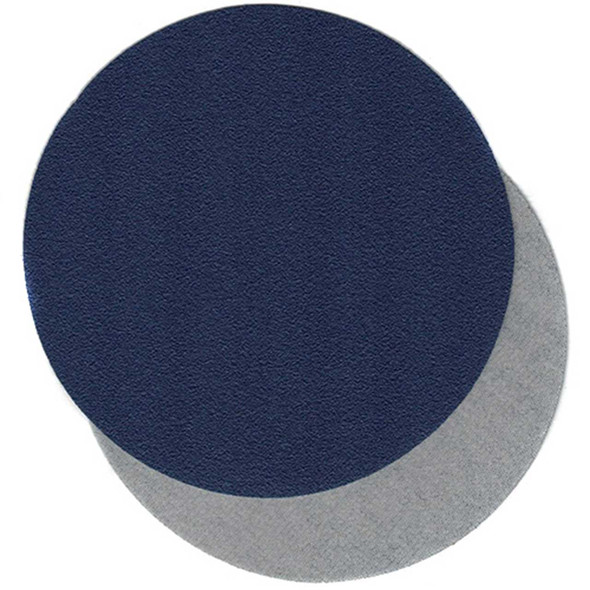 Klingspor Abrasives CS710 Heat-Treated Aluminum Oxide, 5" No Hole, Hook & Loop Cloth Discs, 100 Grit, 10pk
