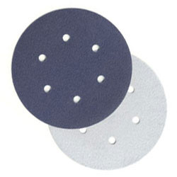 Klingspor Abrasives CS710  Heat-Treated Aluminum Oxide, 6"x 6 Hole, Hook & Loop Cloth Discs, 150 Grit, 10pk