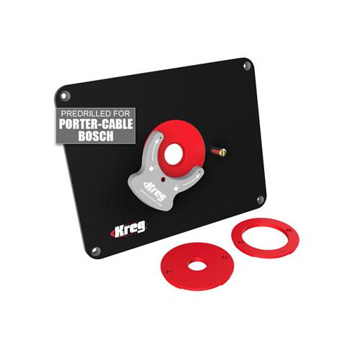 Kreg Router Table Insert Plate For Black & Decker & Porter Cable Routers