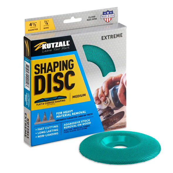 Kutzall 4-1/2" - Extreme Shaping Disc Medium
