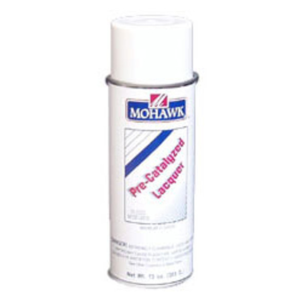 Mohawk Pre-Catalyzed Clear Lacquer -Satin Aerosol Spray Finish 13 oz