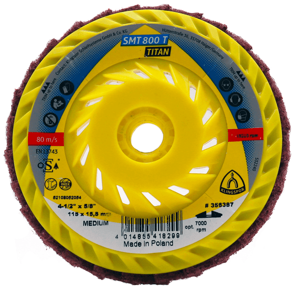 SMT800 Titan Coarse 4.5" Flap Disc