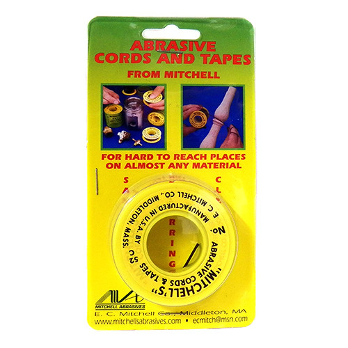 Mitchell #52-C Abrasive Crocus Cord, 12' Long, .055" Diameter (Iron Oxide)