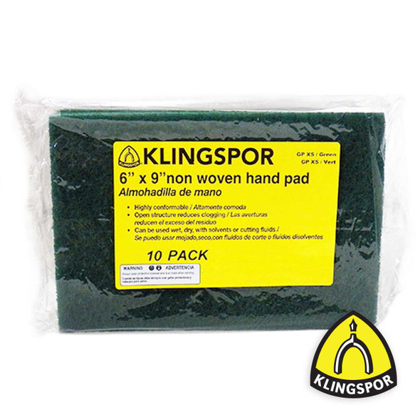 Nonwoven Handpads General Purpose Green 10pk