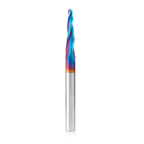 Amana 2D/3D Carving Ballnose 1/8" 1 Deg.
