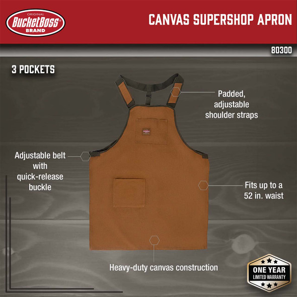 Duckwear Supershop Long Canvas Apron
