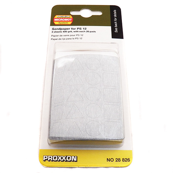 Proxxon Pen Sander Sheets 400G /PS 12 Proxxon Pen Sander Sheets 400G /PS 12