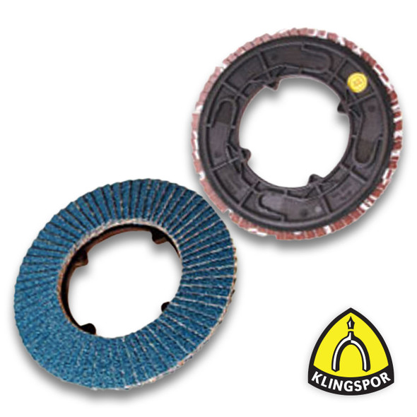 Klingspor Abrasives CMT Quick-Change 80 Grit 4-1/2" Flap Disc