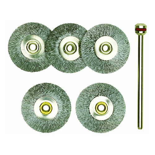 Proxxon .86" Steel Wire Wheel Brush 5pk