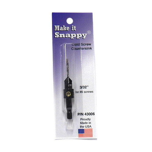 Snappy 3/32", #6, Countersink, 3/8" Counterbore, 1/4" Shank