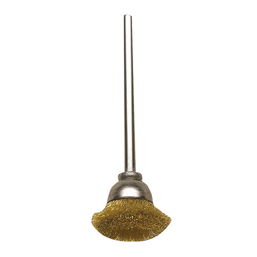 Proxxon .5" Brass Wire Cup Brushes 2 pk