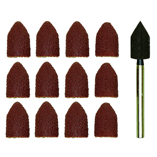 Proxxon Cone Sanding Drum w/ 10 Caps