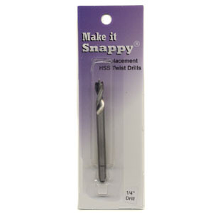 Snappy 1/4" Shelf Pin Self-Centering Replacement Drill Bit
