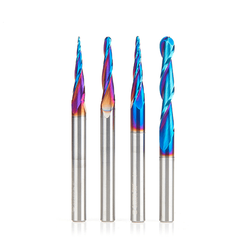 Amana SC Up-Cut Spiral Ballnose 4pc