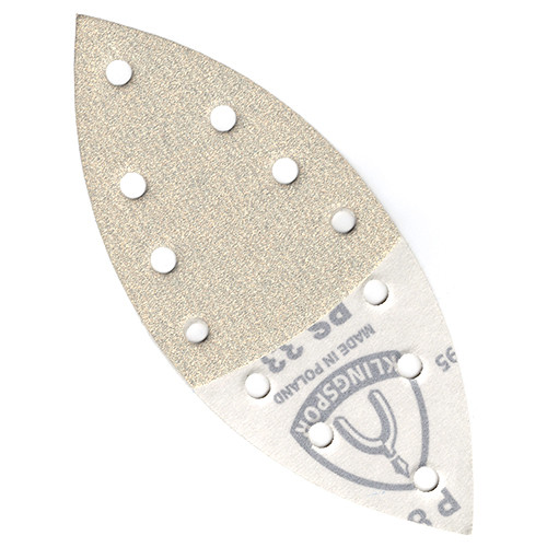 Festool DTS400 H&L Delta Shape W/ 7 Holes, Aluminum Oxide, 320 Grit, 50pk