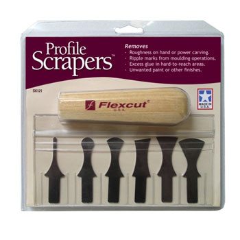 Carving Scraper Set W/ Power Handle