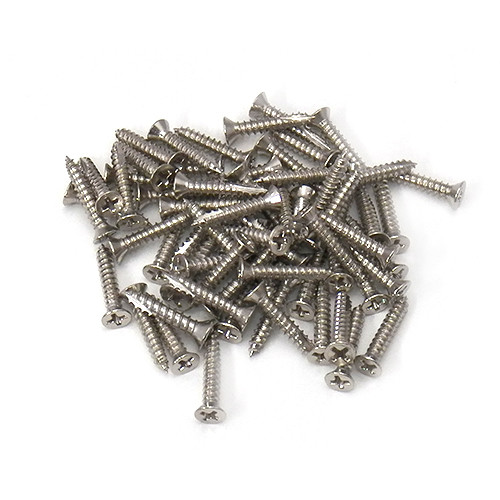 5 X 5/8" Nickel Screw pk