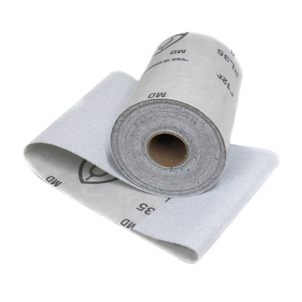 Klingspor Abrasives Stearated Silicon Carbide, 4-1/2"x 10 Meter (33') PSA Roll, 80 Grit, Porter Cable Stickit Roll