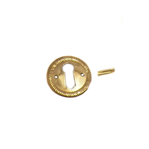 Keyhole Escutcheon Hardware | Reeded Edge